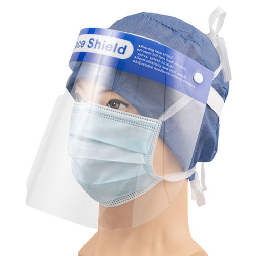 Защитный экран для лица из полиэтилена - 201F - Zhejiang Lanhine Medical Products - на все лицо / взрослый / упаковка 10 штук