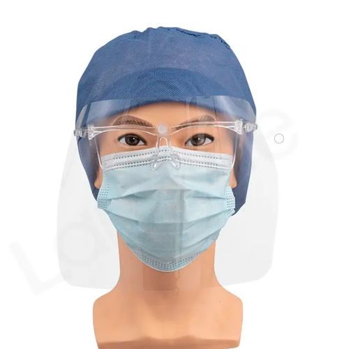 Защитный экран для лица из полиэтилена - Zhejiang Lanhine Medical Products - из поликарбоната / на все лицо / взрослый