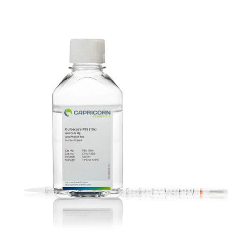 Реактив изотонический раствор - PBS-10XA - Capricorn Scientific GmbH - DPBS / на биологическую активность