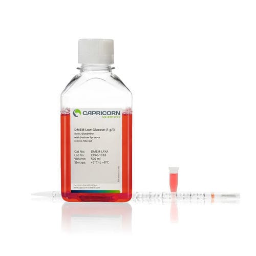 Реактив питательная среда - DMEM-LPXA - Capricorn Scientific GmbH - модифицированная по способу Дульбекко среда Игла / для клеточной культуры / жидкость