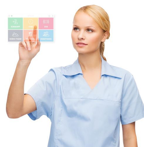 Сенсорный мультимедийный терминал пациента - NurseTab - Caretronic Ltd