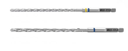 Сверло для ортопедической хирургии - SK-C-3 series - Delphos Implants - металлизированное