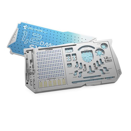 Комплект инструментов для черепно-челюстно-лицевой хирургии - System D Micro S - for 1,2mm plating system - Delphos Implants