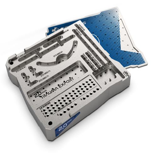 Комплект инструментов для ортогнатической хирургии - System D Mini S 2,0mm Tray D MiniS Trauma export - Delphos Implants