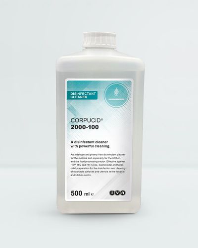 Дезинфицирующее средство для медицинской мебели - CORPUCID® 2000-100 - IVN Nettetal & Unigema - для полов / жидкость / 500 мл
