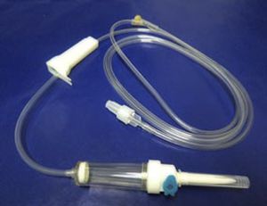 Комплект для перфузии с капельной камерой - EQUI-VEN "PLUS"	 - Laboratorios Yermedic - с Y-образным коннектором / с краном