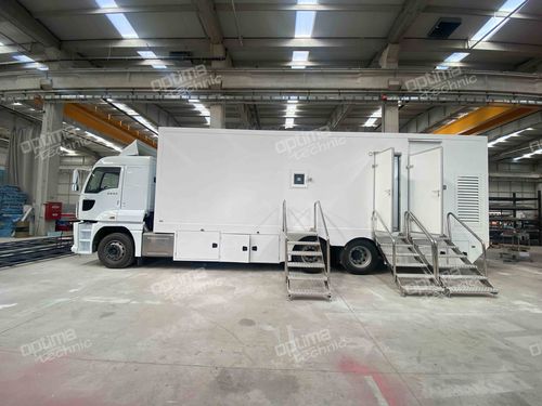 Передвижной медицинский пункт для лаборатории - Optima Elektro Hidrolik Ltd. Sti. - грузовой автомобиль