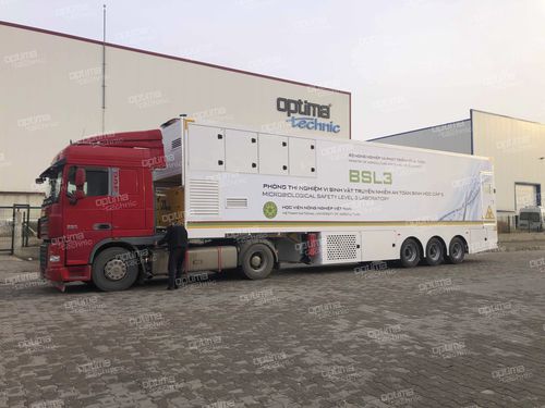 Передвижной медицинский пункт для лаборатории - BSL3  - Optima Elektro Hidrolik Ltd. Sti. - для прицепа