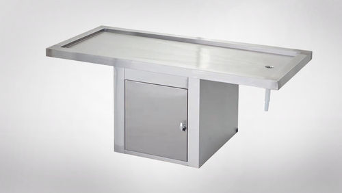 Стол для мойки покойников - MG20.10 - Üzümcü Hospital Equipment - прямоугольный / из нержавеющей стали