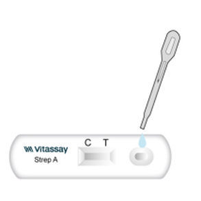 Экспресс-тест на распираторные заболевания - VITASSAY HEALTHCARE S.L. - на антигены / на стрептококк группы А / для горла