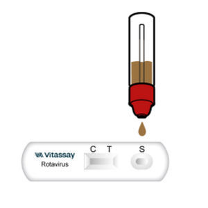 Экспресс-тест ротавирус - VITASSAY HEALTHCARE S.L. - на инфекционные заболевания / на антигены / для кала