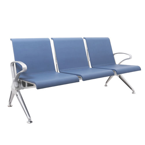 Диванчик для залов ожидания - SJ9078 - Foshan Oshujian Furniture Manufacturing Co., Ltd - с подлокотниками / с высокой спинкой / 3 места