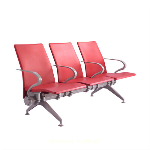 Диванчик для залов ожидания - SJ9062 - Foshan Oshujian Furniture Manufacturing Co., Ltd - с подлокотниками / с высокой спинкой / 3 места