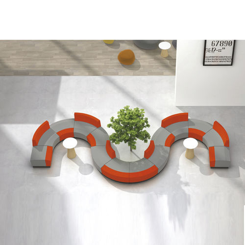 Диван для медицинского кабинета - SJ5201 - Foshan Oshujian Furniture Manufacturing Co., Ltd - 2 места / 3 места / 4 места
