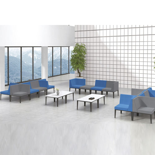 Диван для залов ожидания - SJ5202 - Foshan Oshujian Furniture Manufacturing Co., Ltd - для медицинского кабинета / 2 места / 3 места