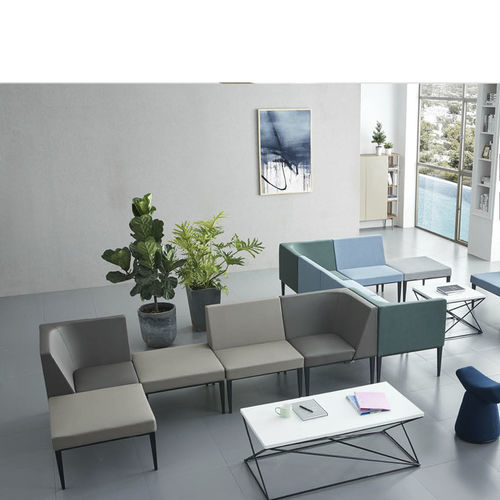 Диван для залов ожидания - SJ5202 - Foshan Oshujian Furniture Manufacturing Co., Ltd - для медицинского кабинета / 2 места / 3 места