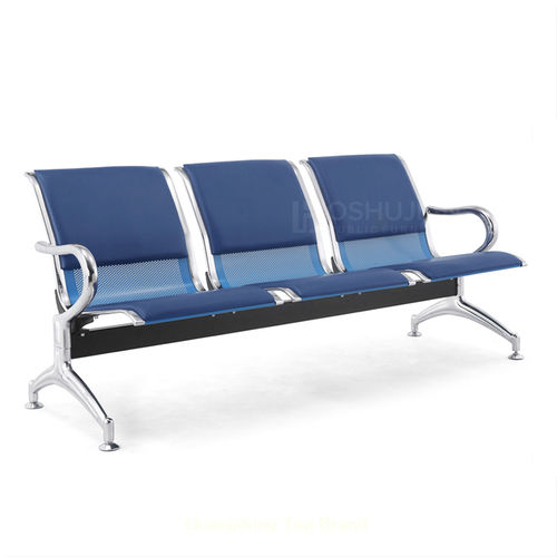Диванчик для залов ожидания - SJ820A - Foshan Oshujian Furniture Manufacturing Co., Ltd - бариатрический / с подлокотниками / со столом