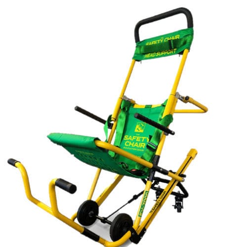 Стул для эвакуации для подъема по лестницам - EV-7000 Plus - Safety Chair International - складной / на роликах / бариатрический