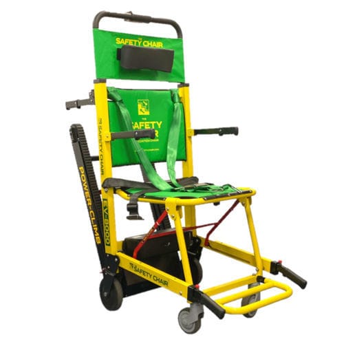Стул для эвакуации для подъема по лестницам - EV-8000 - Safety Chair International - складной / на роликах / бариатрический