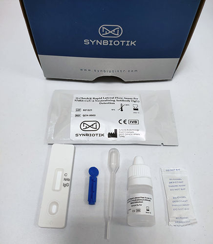 Экспресс-тест COVID-19 - Q-Check® - Synbiotik Biotechnology - для протеинов / SARS-COV-2 / назофарингеальный