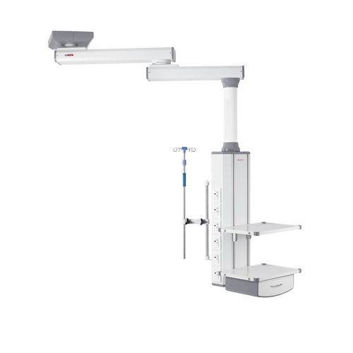 Потолочный медицинская консоль - Atlas - Palakkad Surgical Industries - для интенсивной терапии / для операционной / шарнирный
