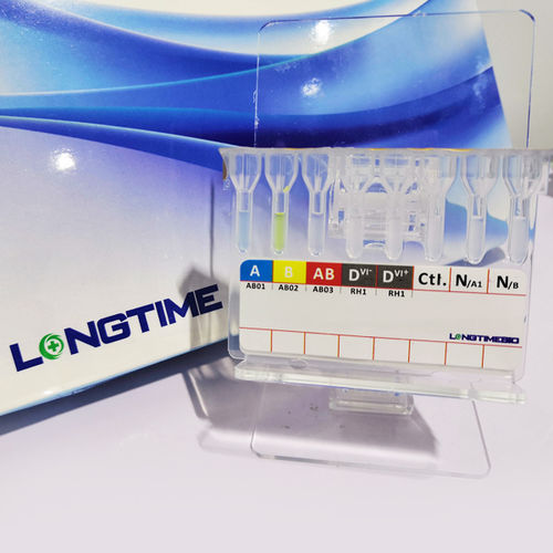 Набор для теста для определения группы крови - MGC - Hubei Longtime Biological Technology Co., Ltd. - на сыворотку крови / клинический / крови