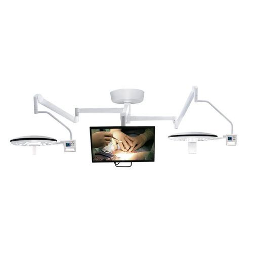 Потолочный хирургический светильник - SX-700/500 - Jiangsu Suxin Medical Equipment - светодиодный / для операционного зала / 3 штатива