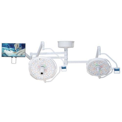 Потолочный хирургический светильник - SX-700/500 - Jiangsu Suxin Medical Equipment - светодиодный / для операционного зала / 3 штатива