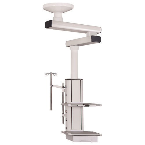 Потолочный двойные медицинские консоли - SX-204 - Jiangsu Suxin Medical Equipment - для операционной / ротационный / 2 штатива