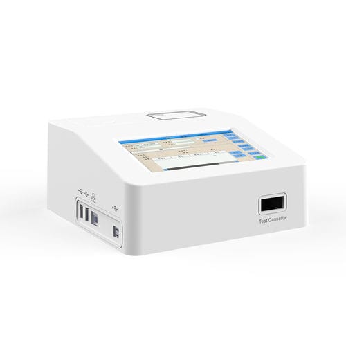 POC - анализатор для исследований - F100 - Shenzhen Yuanqin Biotech Co., Ltd - с сенсорным экраном / с принтером / со сканером штрих-кода