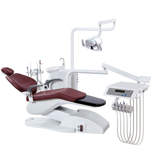 Стоматологическая установка с электрическим креслом - UMG-03H - Tangshan UMG Medical Instrument - с гибким подголовником / с аппаратом для гигиены / с освещением