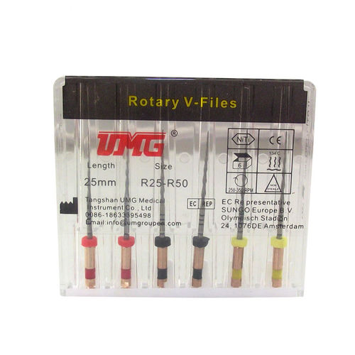 Возвратно-поступательный стоматологический напильник - V-blue - Tangshan UMG Medical Instrument - для лечения корневых каналов / NiTi