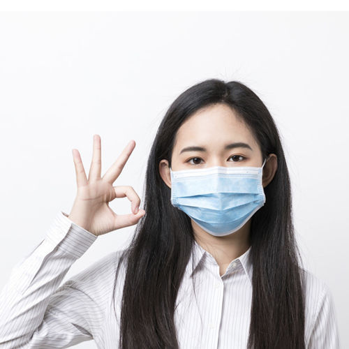 Xирургическая маска типа IIR - surgical masks - Tangshan UMG Medical Instrument - упаковка 50 штук / для одноразового использования / трехслойная