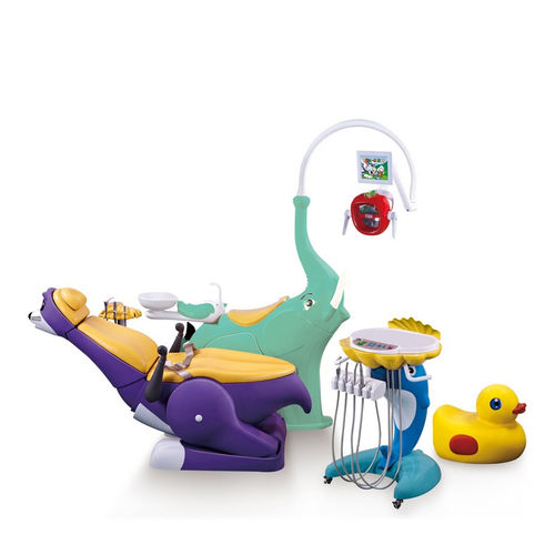 Стоматологическая установка с электрическим креслом - UMG-04C  - Tangshan UMG Medical Instrument - с монитором / с держателем инструментов / со светодиодной подсветкой