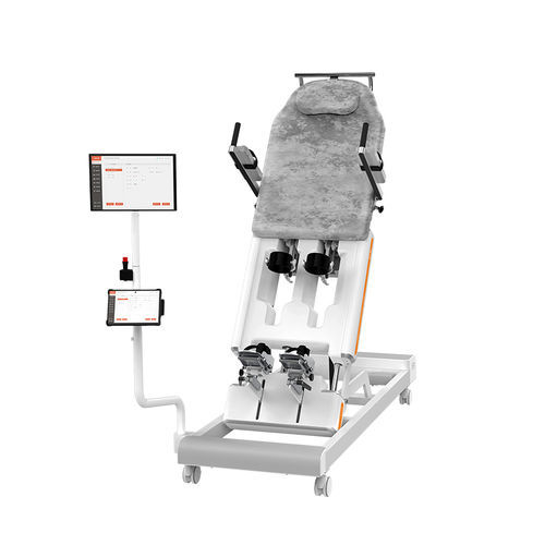 Стол для вертикализации 1 секция - A1-2 - Guangzhou Yeecon Medical Equipment Industrial - на колесиках / электрический / для терапии