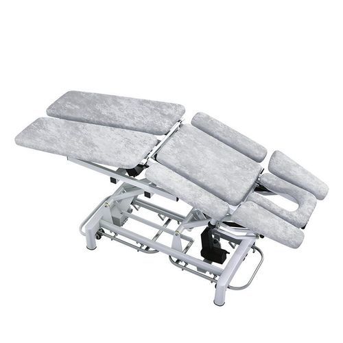 Электрический стол для хиропрактики - YK-8000C1 - Guangzhou Yeecon Medical Equipment Industrial - пневматический / на роликах / с подставкой для рук
