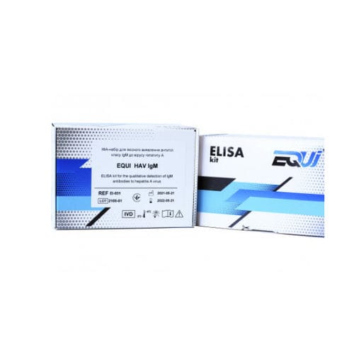 Набор для теста гепатит А - EI-031 - Equi - иммуноглобулин M / для вируcов / ELISA