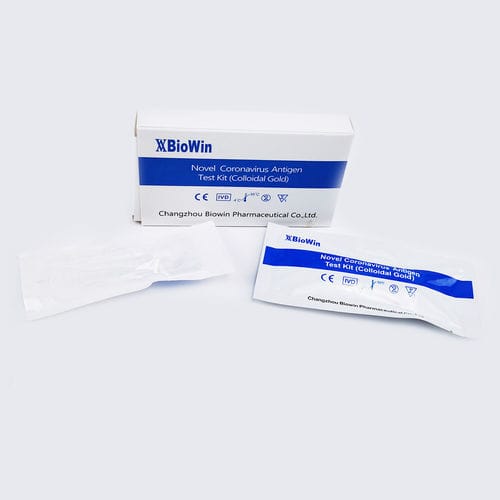 Набор для теста COVID-19 - Changzhou Biowin Pharmaceutical Co., Ltd. - на антигены / SARS-COV-2 / на коронавирус