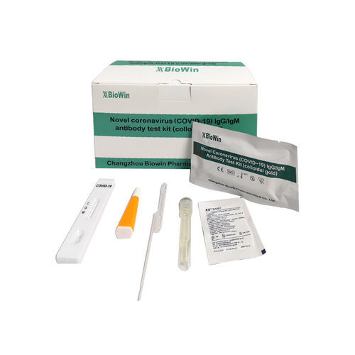 Набор для теста для антитела - Changzhou Biowin Pharmaceutical Co., Ltd. - COVID-19 / IgG / иммуноглобулин M