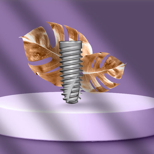 Цилиндрический конический зубной имплантат - FTC3210/SC - Ora implant system GmbH - из титана / внутренний шестиугольник / прямой