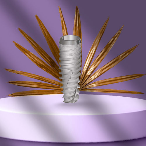 Цилиндрический зубной имплантат - FTP3711/SC - Ora implant system GmbH - из титана / внутренний шестиугольник / прямой