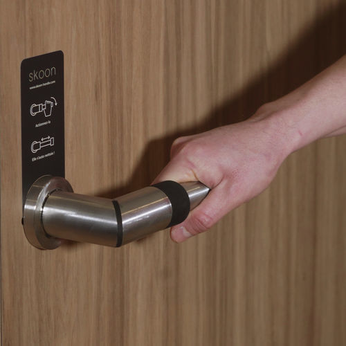 Противомикробный рукоятка - SKOON SMART HANDLE - для дверей для больниц / антибактериальный / дезинфицирующий