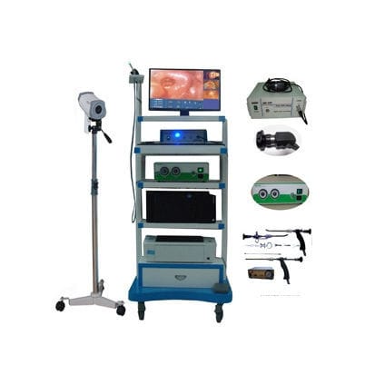 Эндоскопическая стойка для гинекологии - ZJ-6000 - Zhong Jie Electronic Technology - для визуализации в белом свете