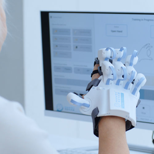 Система реабилитации кисти - HandyRehab™ - Shanghai Fuliye Intelligent Technology - компьютеризованная