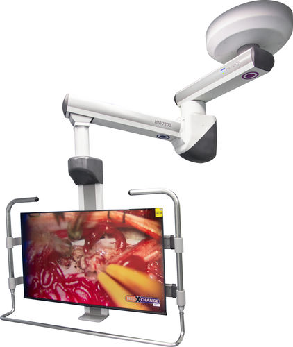 Шарнирный кронштейн - FY-7300DSA - Jiangsu Fuyou Medical - для экрана / медицинский / потолочный