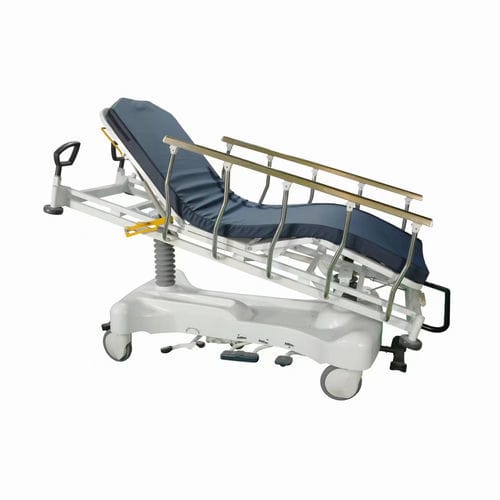 Кровать для больниц - FY-101 - Jiangsu Fuyou Medical - гидравлическая / с регулируемой высотой / на роликах