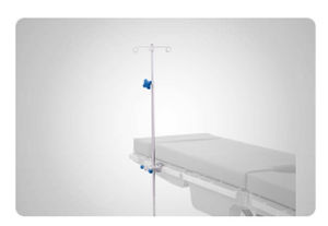 Стойка для сыворотки на столе для осмотра - FY-19D - Jiangsu Fuyou Medical - 2 крюка / с регулируемой высотой