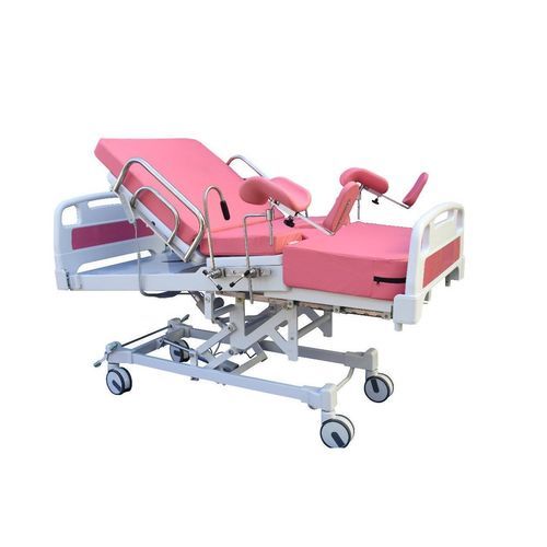 Операционный стол для гинекологии - FY-V02-D1 - Jiangsu Fuyou Medical - электрический / подъемный / с опорой для голеней