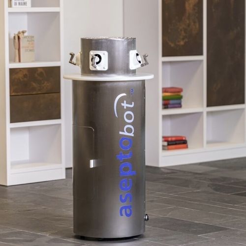 Робот для дезинфекции для смартфона - aseptobot - Novapura AG - для медицинской палаты / для операционной / для чистого помещения