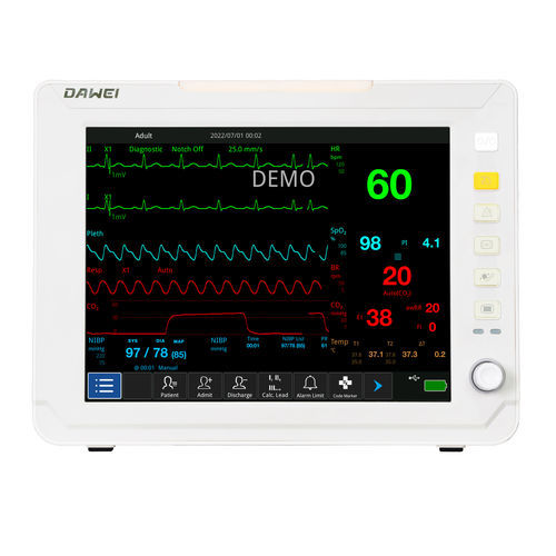 Переносной монитор пациента - HM-10 - Dawei Medical - для ЭКГ / RESP / TEMP
